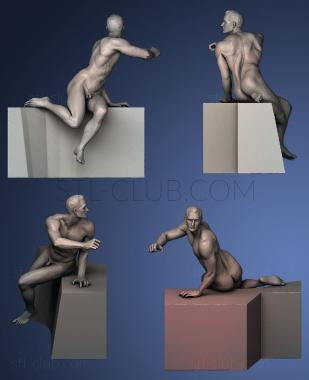 3D модель Воин 08 (STL)